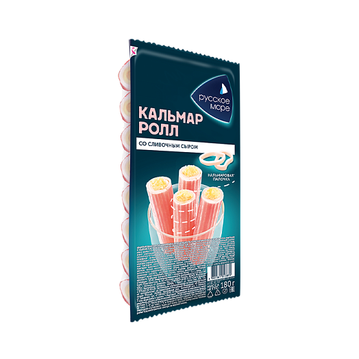 Squid sticks "Squid roll" imitation with cheese pasteurized chilled 180 g